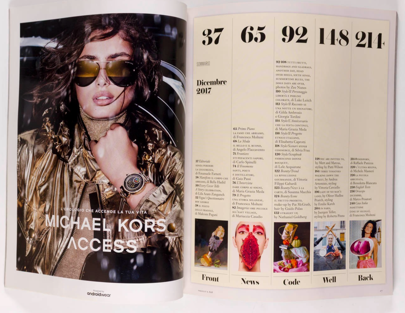 Natalia Vodianova NATASHA POLY Ashley Graham VOGUE ITALIA December 2017 Custom