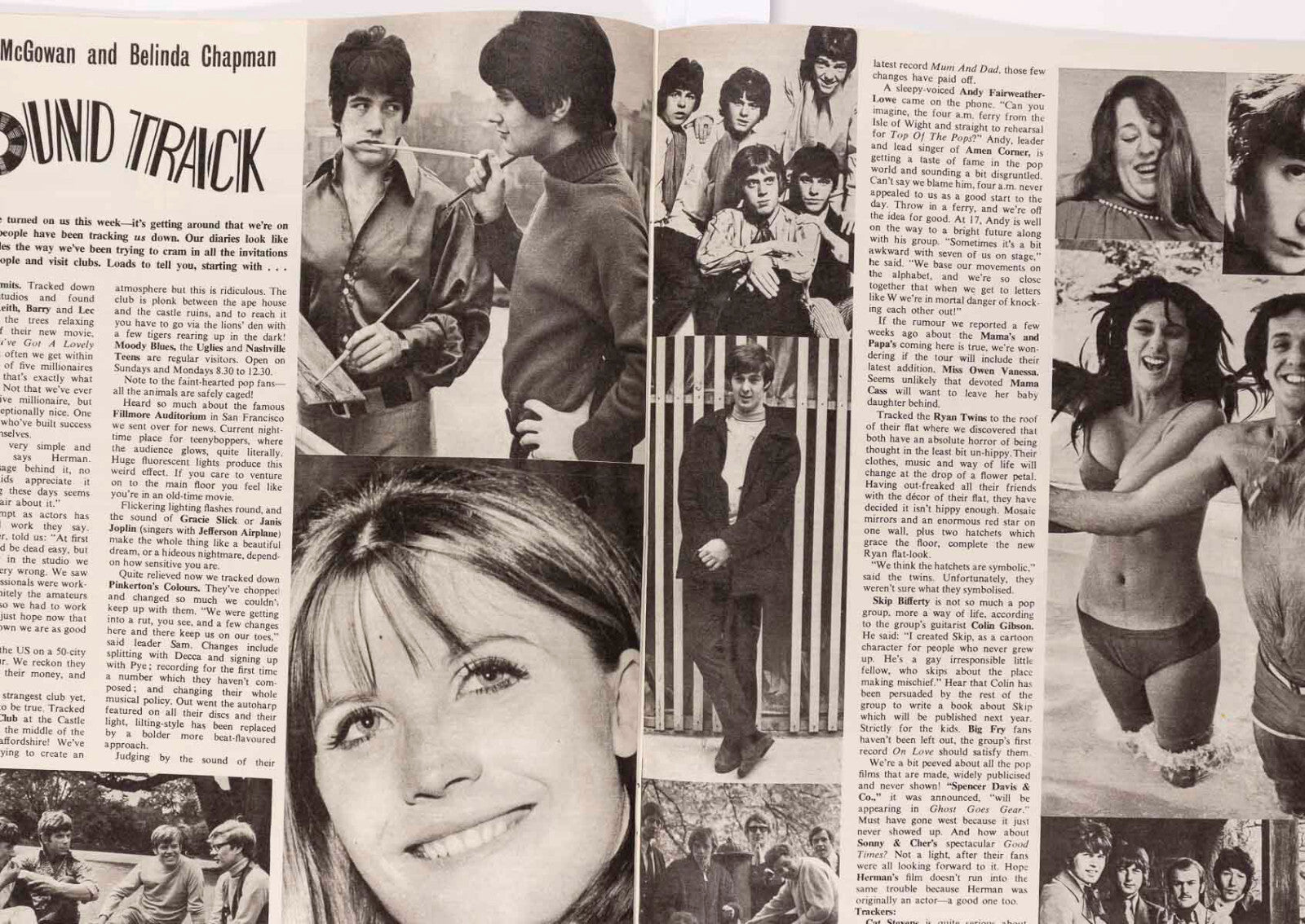 Twiggy JEAN SHRIMPTON Prince Charles MARY FARRIN Knitwear PETTICOAT MAGAZINE vtg