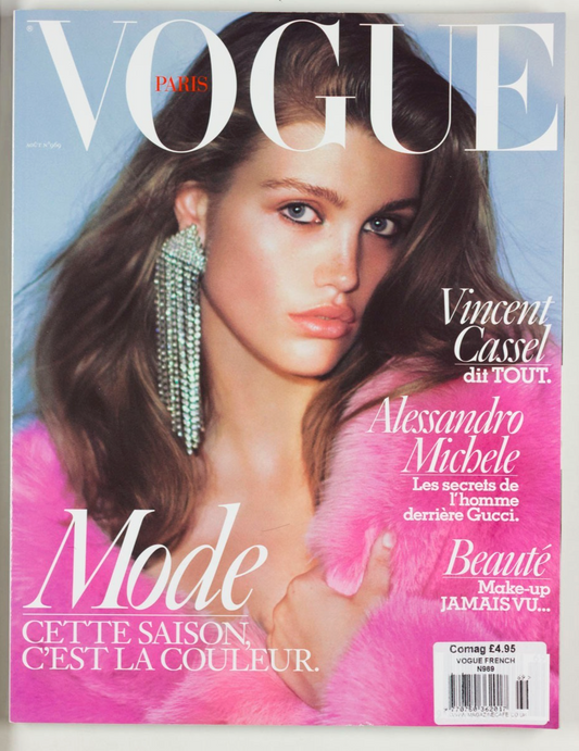 Luna Bijl ALESSANDRO MICHELE GUCCI Vincent Cassel PARIS VOGUE August 2016 Sims