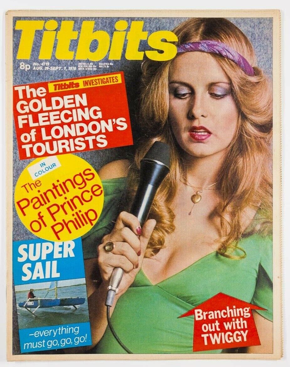 TWIGGY Nadia Comaneci OLGA KORBUT Norman Croucher BRIAN MOORE TitBits magazine