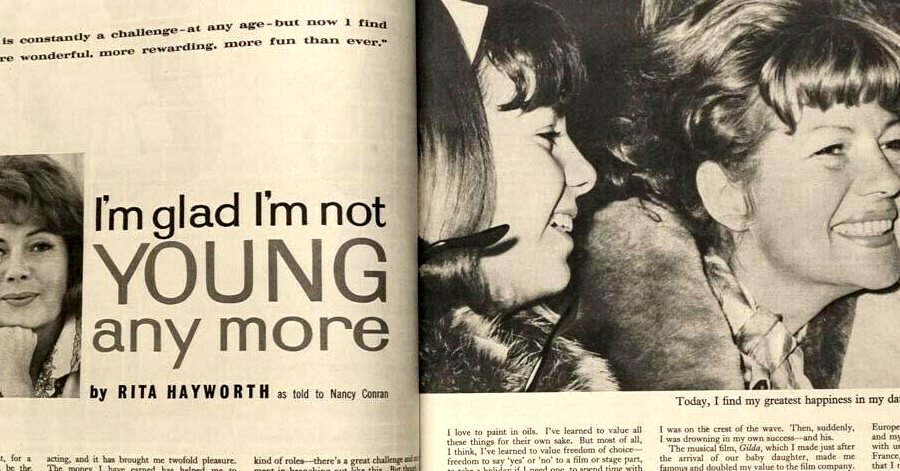 PATTIE BOYD Rita Hayworth HURN Audrey Hepburn WOMAN'S OWN magazine 13 June 1964
