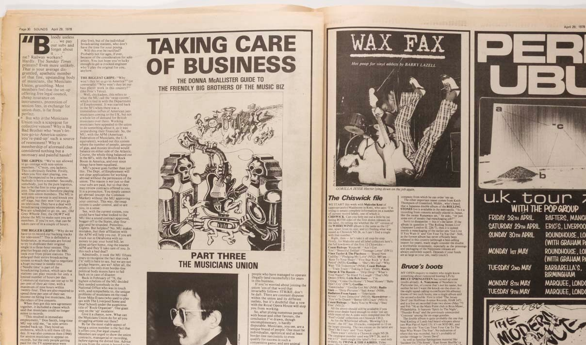 Nico SEX PISTOLS Reggae SOUNDS magazine April 1978 Sham 69 XRAY SPEX Stranglers