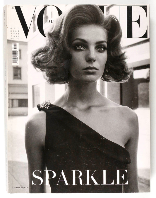 Daria Werbowy CHLOE SEVIGNY Karolina Kurkova VOGUE ITALIA October 2003 Ludivine