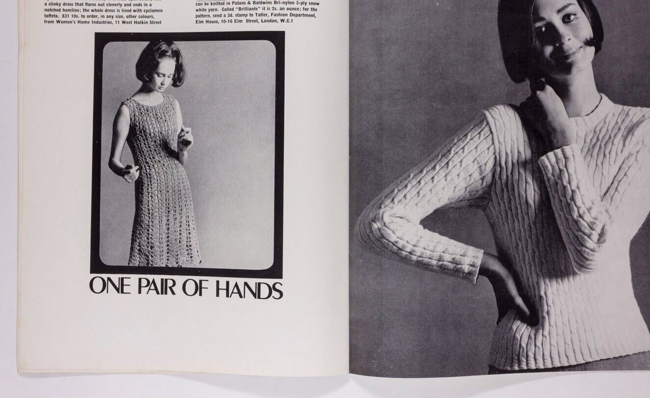 DALIAH LAVI Diana Rigg JOHN HEDGECOE Hardy Amies BUECHE-GIROD Tatler magazine UK