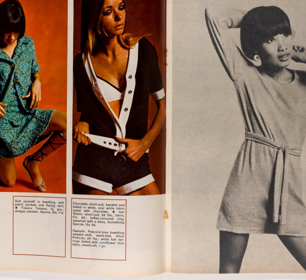 TWIGGY Mick Jagger LYNN REDGRAVE Honey magazine UK May 1967 Helmut Newton MINERS