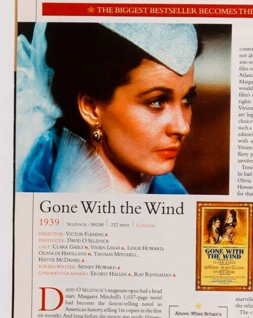 VIVIEN LEIGH Gone With The Wind BETTE DAVIS Betty Hutton ~ Sunday Times magazine