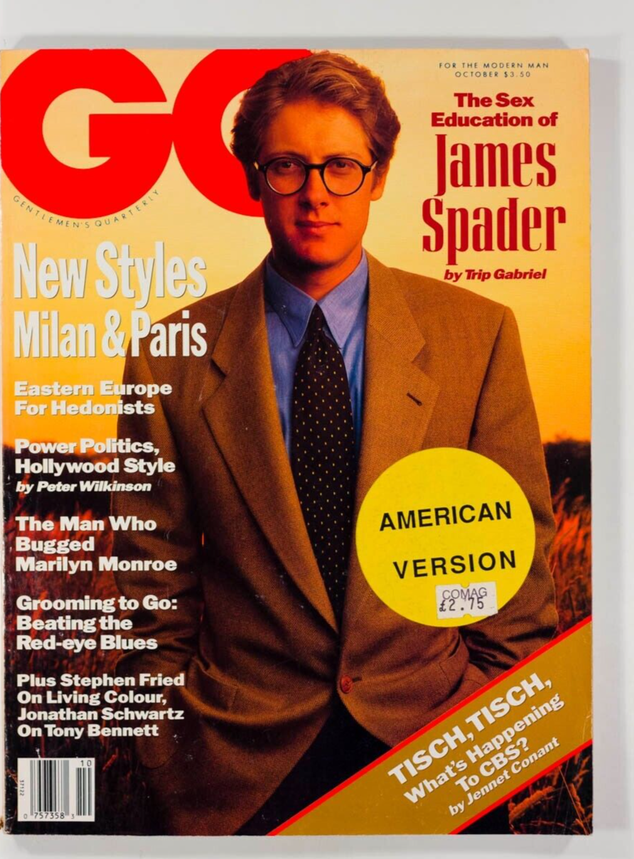 James Spader CBS Marilyn Monroe TONY BENNETT Milan EASTERN EUROPE GQ magazine US