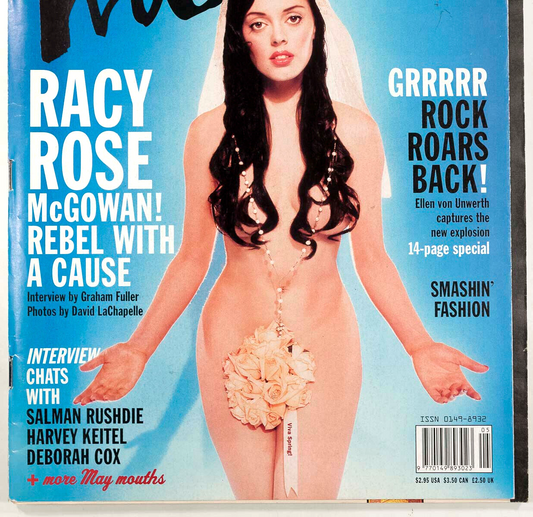 Rose McGowan KAWS STAR WARS Diane Lane ELLEN VON UNWERTH Interview magazine US