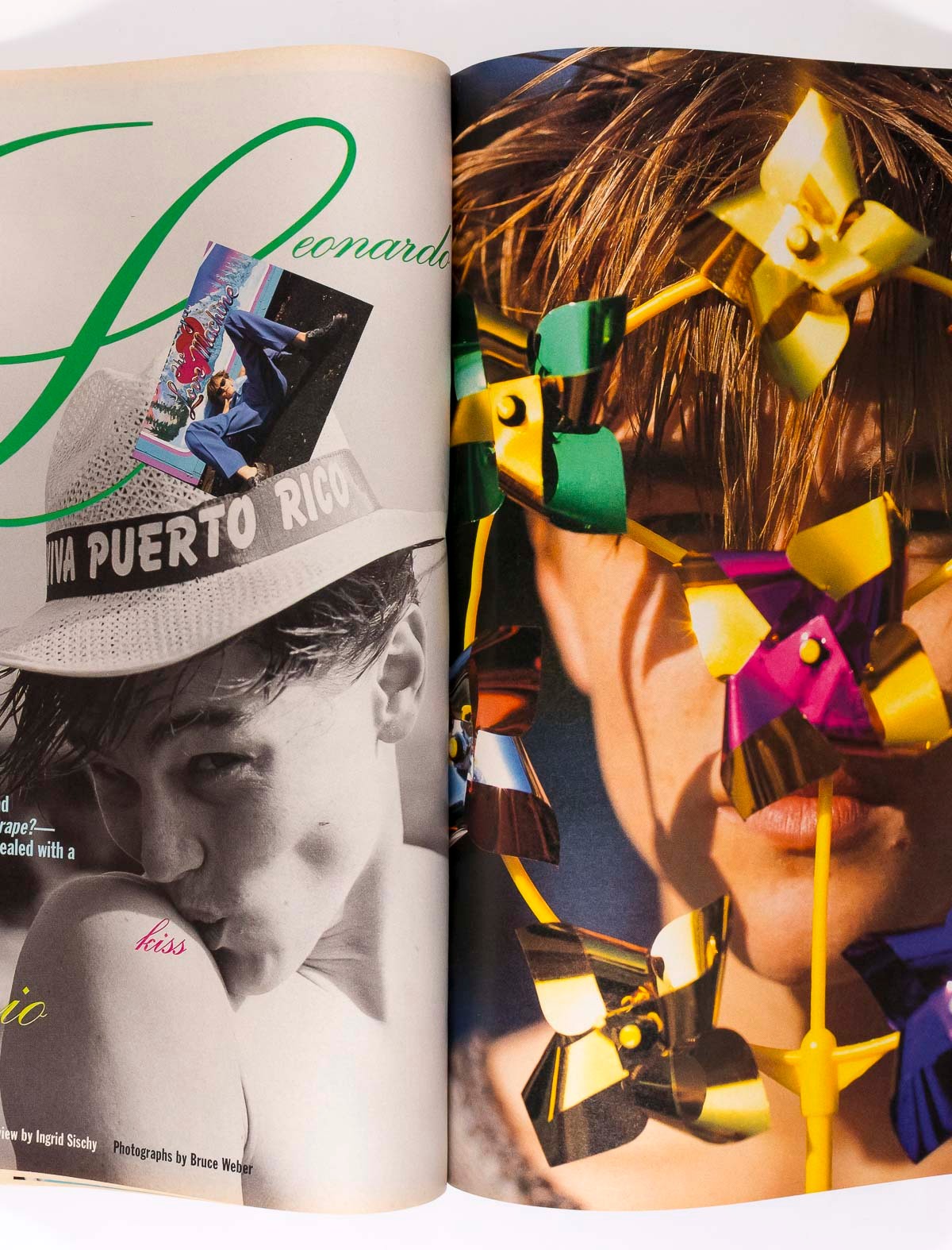 LEONARDO DICAPRIO Bruce Weber PELE Tatjana Patitz INTERVIEW MAGAZINE June 1994