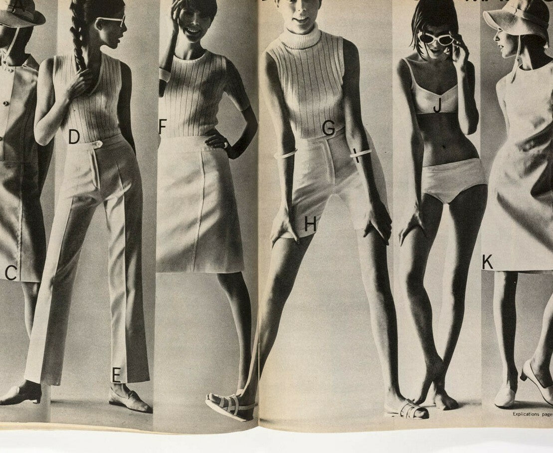 JEAN SHRIMPTON Anita Pallenberg SACHA VAN DORSSEN Elle magazine 27 May 1965 1014