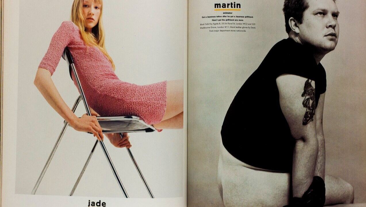 Nadja Auermann KRISTEN McMENAMY Tricky ELIZABETH HURLEY The Face magazine May 95