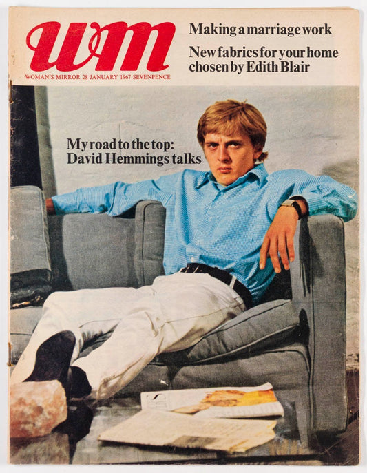 David Hemmings ADAM WEST BATMAN Ewelme WOMAN'S MIRROR magazine January 1967 WM