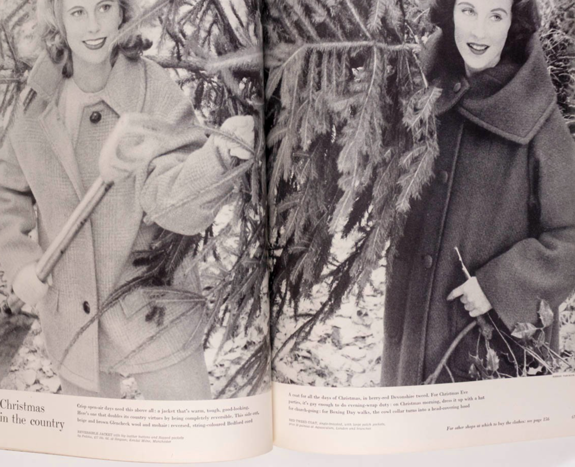 ANNABEL BIRLEY Richard Attenborough KLEIN Norman Parkinson VOGUE December 1956
