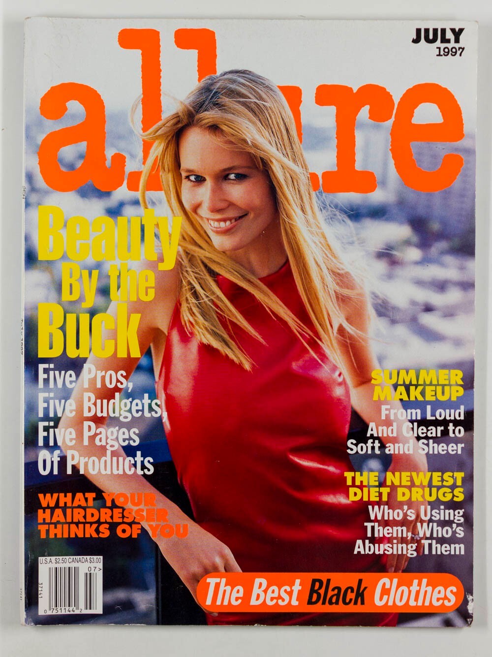 Claudia Schiffer TERRY RICHARDSON Linda Fiorentino ALLURE July 1997 Mary J Blige