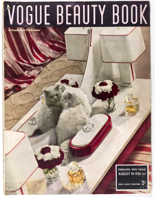 NORMA SHEARER Artur Ernesto Teixeira Barbosa VOGUE BEAUTY BOOK August 1936 vtg