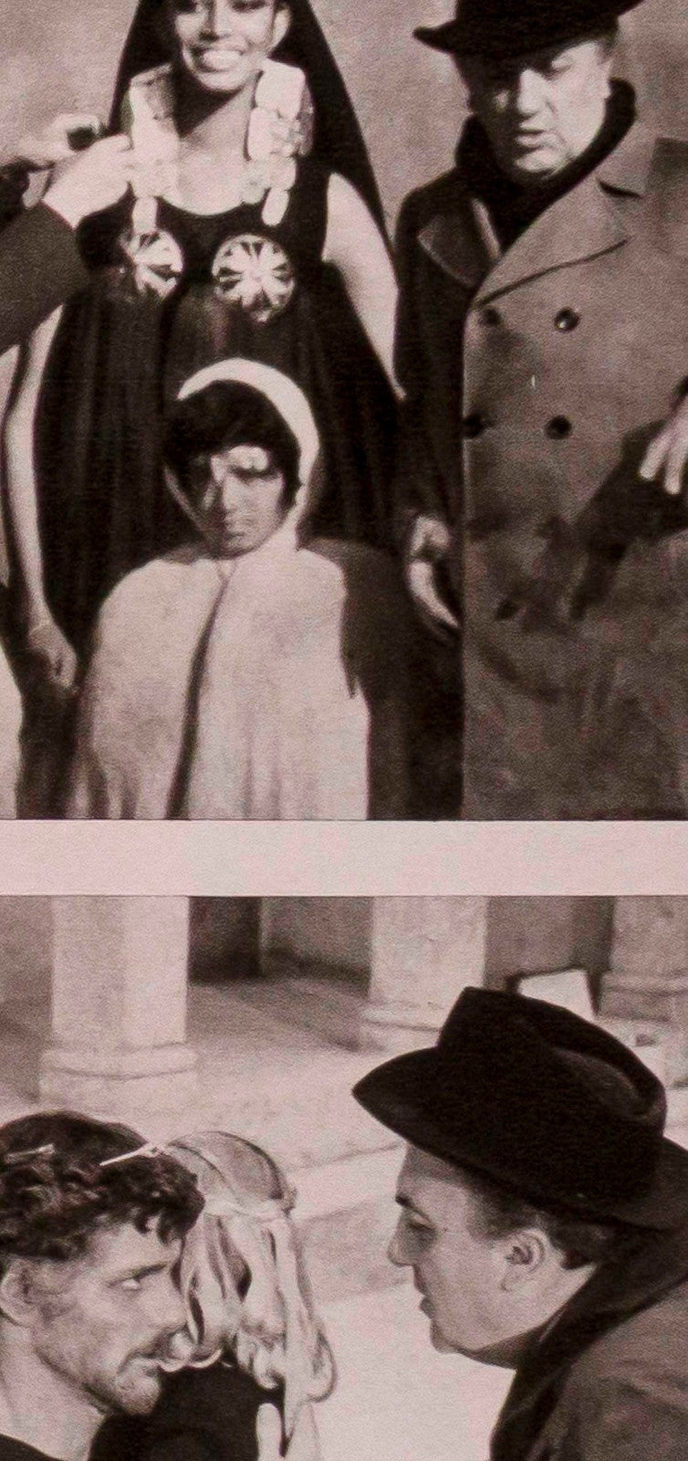 DONYALE LUNA for FELLINI rare Italian magazine EPOCA vtg 1960's Satyricon film