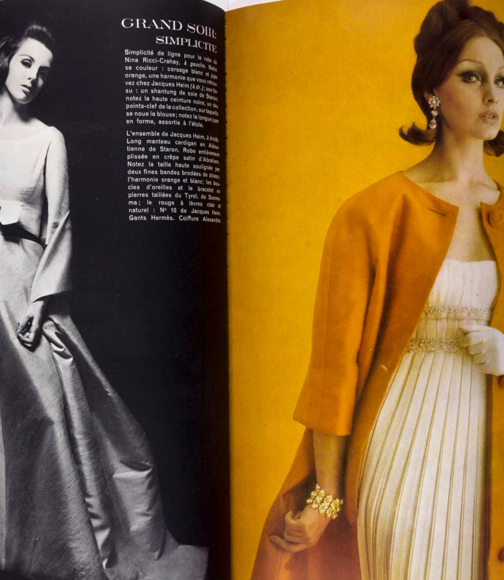Catherine Deneuve 1st Vogue HELMUT NEWTON Balenciaga GIVENCHY  Paris April 1962