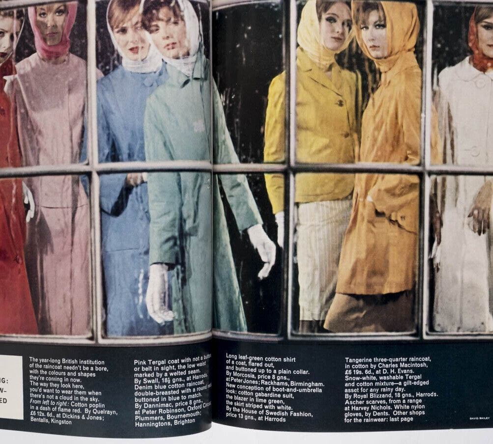 Jean Shrimpton RONNIE SCOTT Len Deighton LONDON COLLECTIONS Vogue 15 March 1962