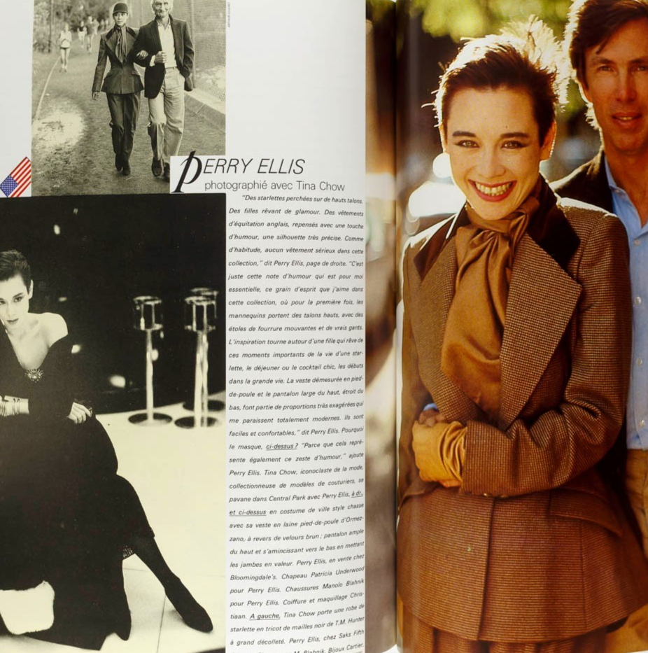 NASTASSJA KINSKI Brooke Shields ANTONIO LOPEZ Fr Vogue Oct 1982 Bisset TINA CHOW