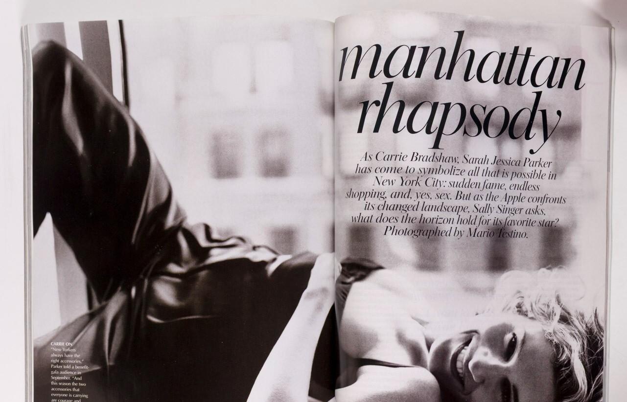 Sarah Jessica Parker BOYD HOLBROOK Vogue February 2002 Currin PEYTON Marc Jacobs