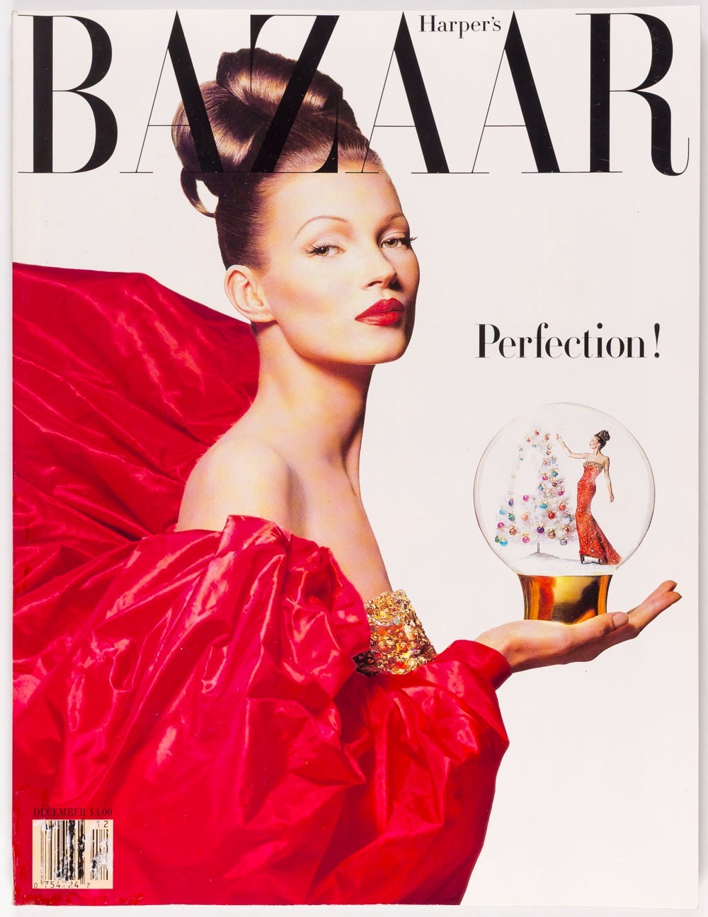 KATE MOSS Robert Downey CHRISTY TURLINGTON Harper's US December 1992 NAOMI Hirst