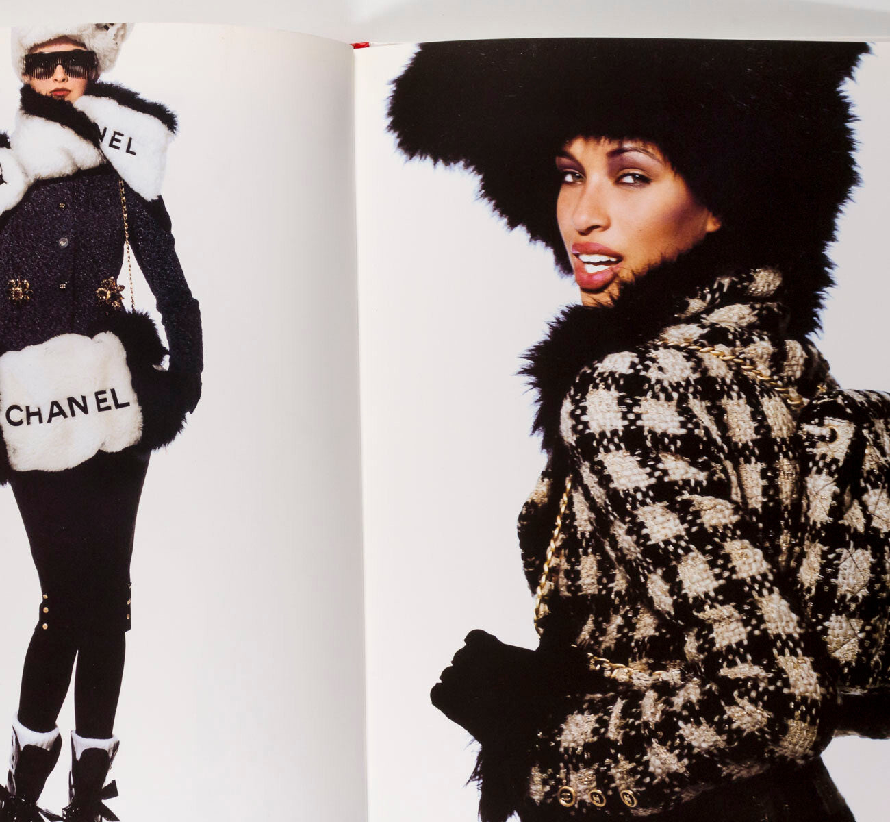 Trish Goff & Brandi Quinones KARL LAGERFELD vtg SKIWEAR Eyewear  CHANEL lookbook