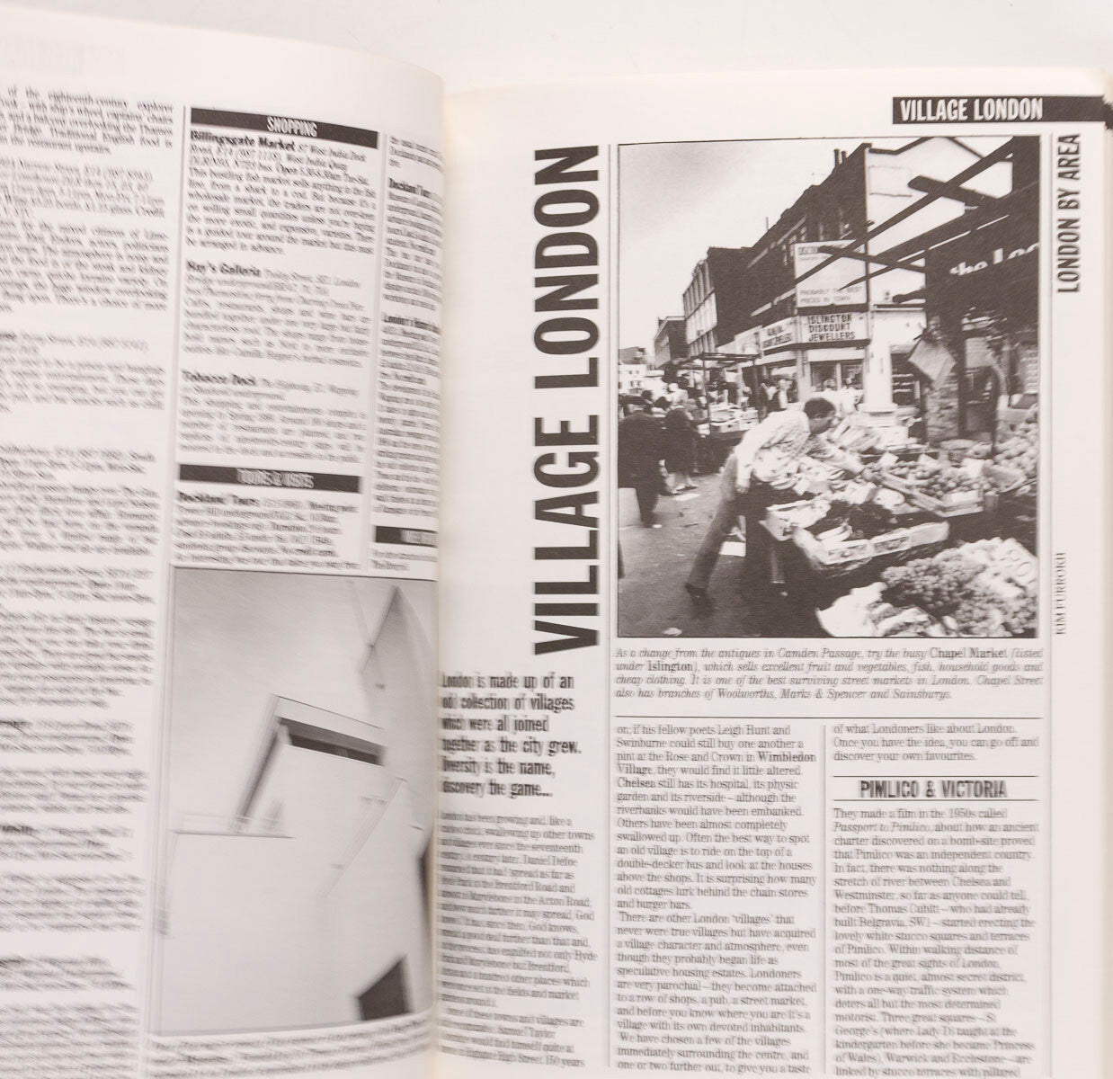 TIME OUT LONDON GUIDE BOOK music MARKETS shops CLUBS gay MUSEUMS magazine 1989