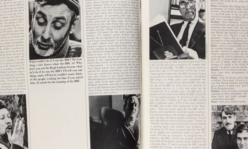 DUDLEY MOORE Charlton Heston EDWINA CARROLL Town magazine 1965 Edward Gorey FANS