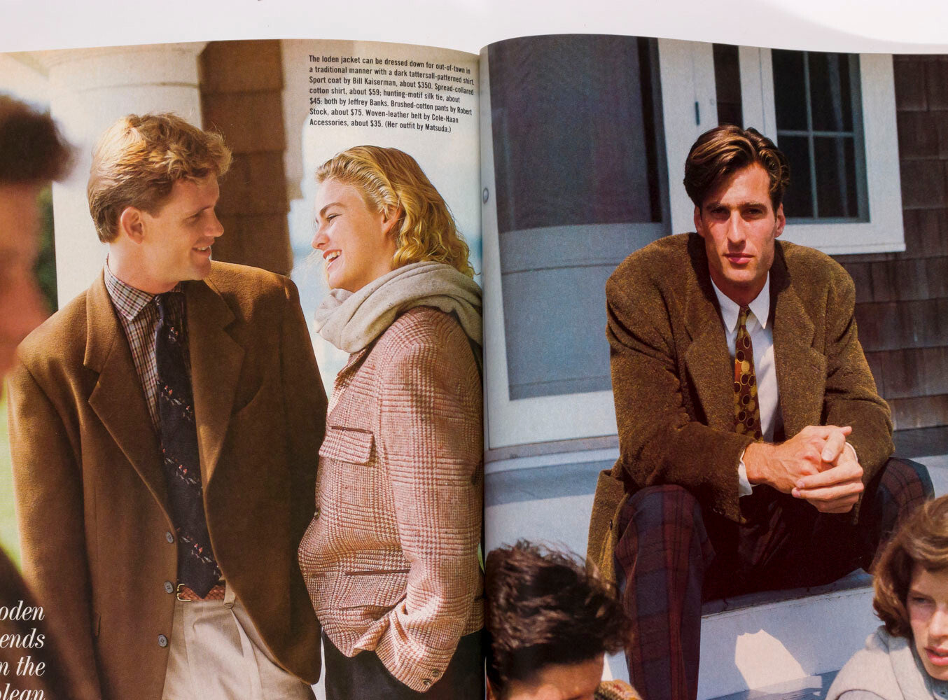 GARY FENCIK Paulina Porizkova JEFF AQUILON Rick Edwards GQ September 1986 Fall