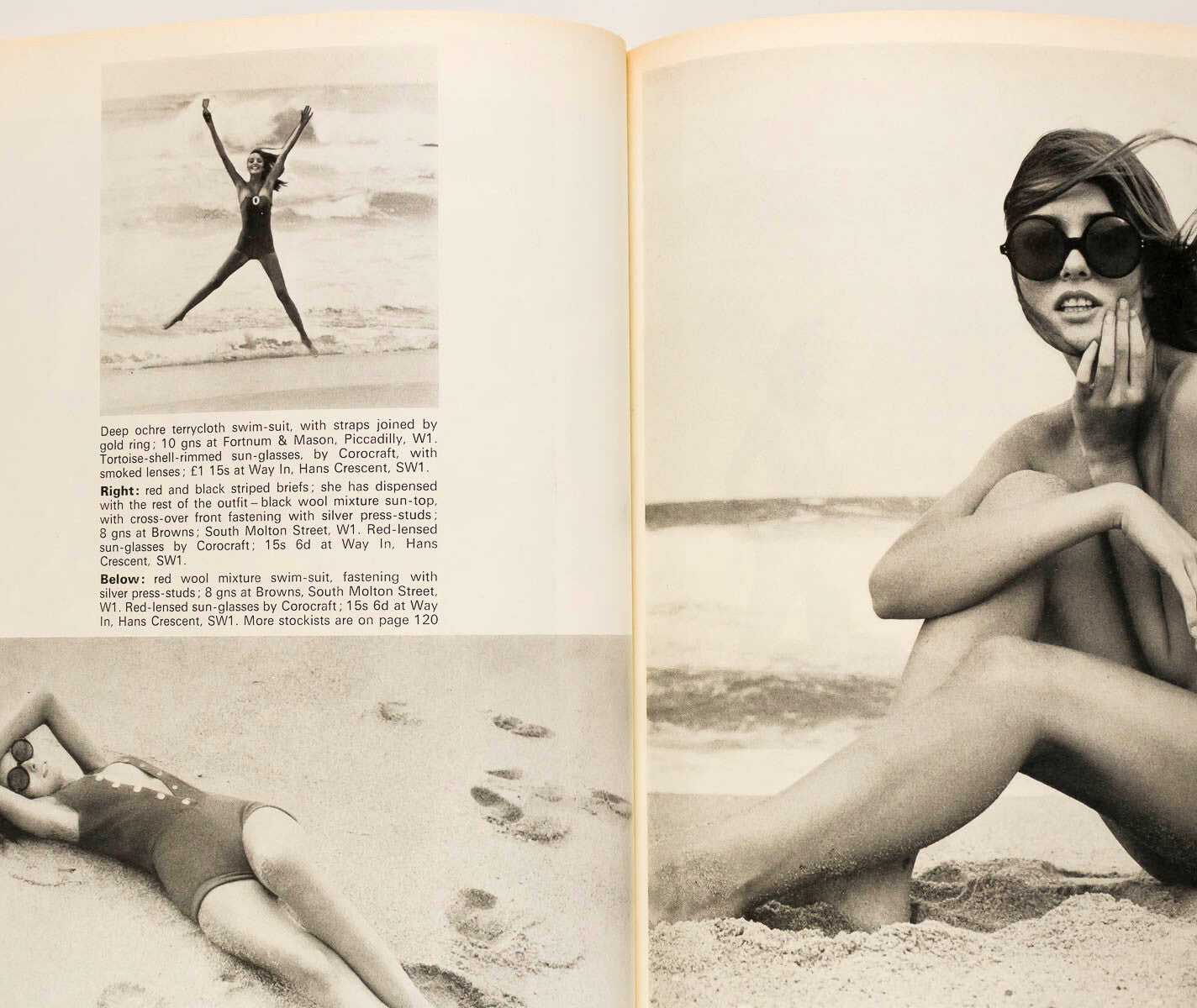 Alexandra Stewart TWIGGY Ewa Aulin INGRID BOULTING Queen magazine June 1968 Cohn