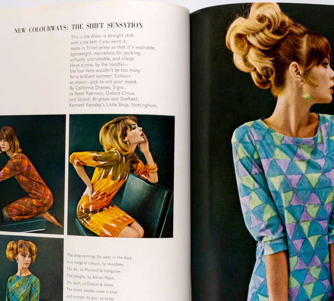 Jean Shrimpton BAILEY Celia J.B PRIESTLEY Paris PENN Greece WILLIAM KLEIN  Vogue
