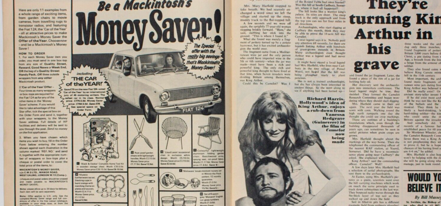 MARILYN MONROE Frankie Vaughan RICHARD HARRIS Vanessa Redgrave  TITBITS magazine