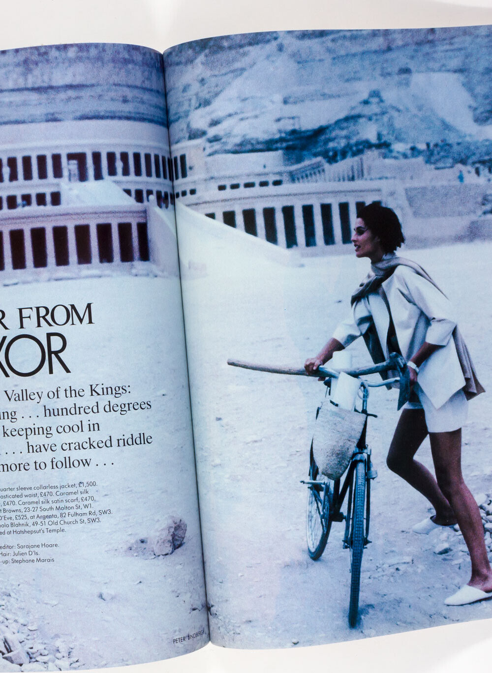 TATJANA PATITZ Peter Lindbergh STEVEN KLEIN Carre Otis HERB RITTS Luxor UK Vogue