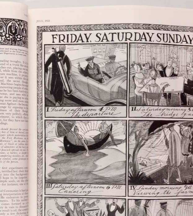 Joseph B Platt T S ELIOT Conan Doyle STEICHEN Gay VANITY FAIR magazine July 1923