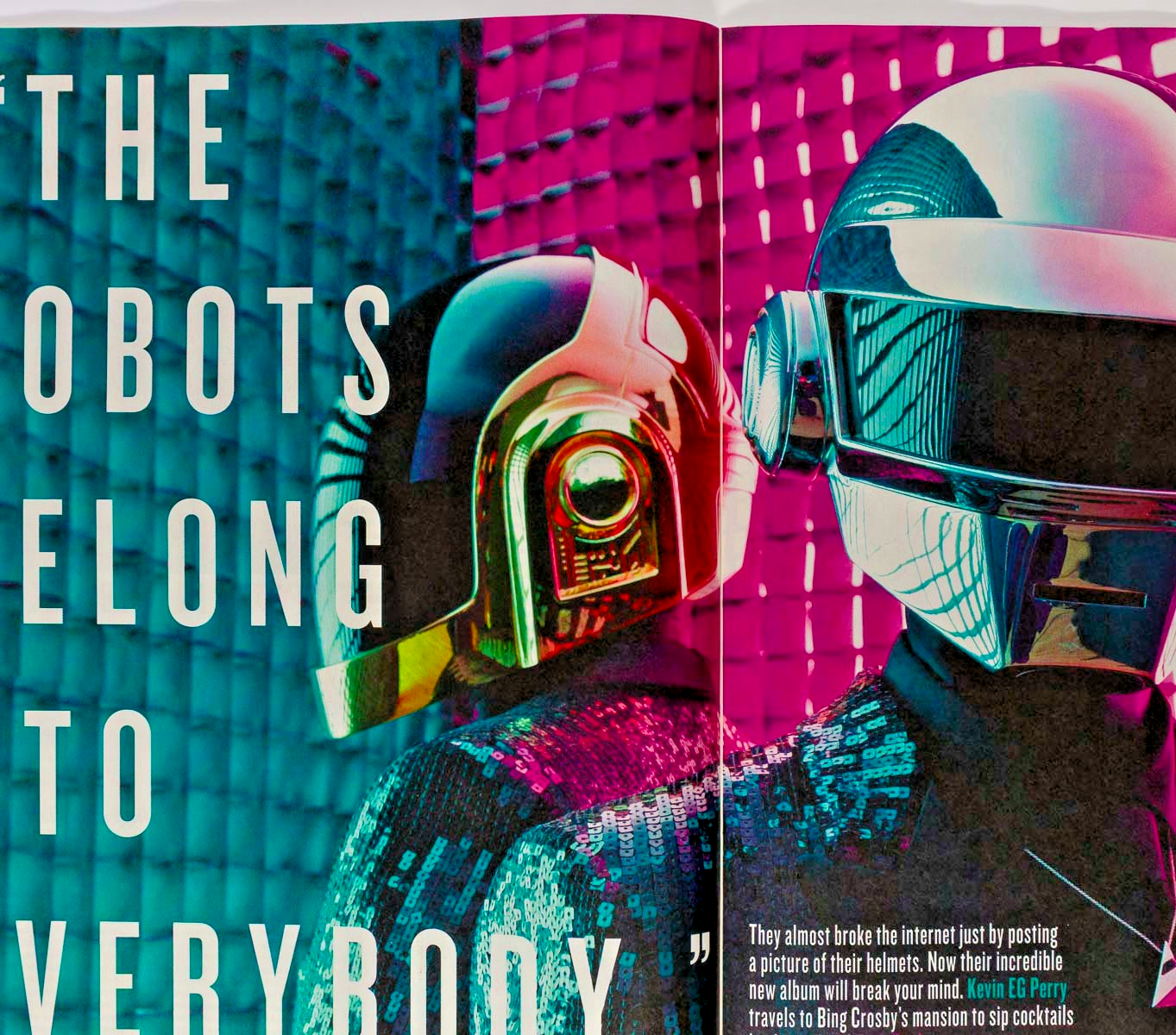 DAFT PUNK Blur DAVID BOWIE Savages Jehnny Beth NME magazine 18 May 2013 Daftpunk