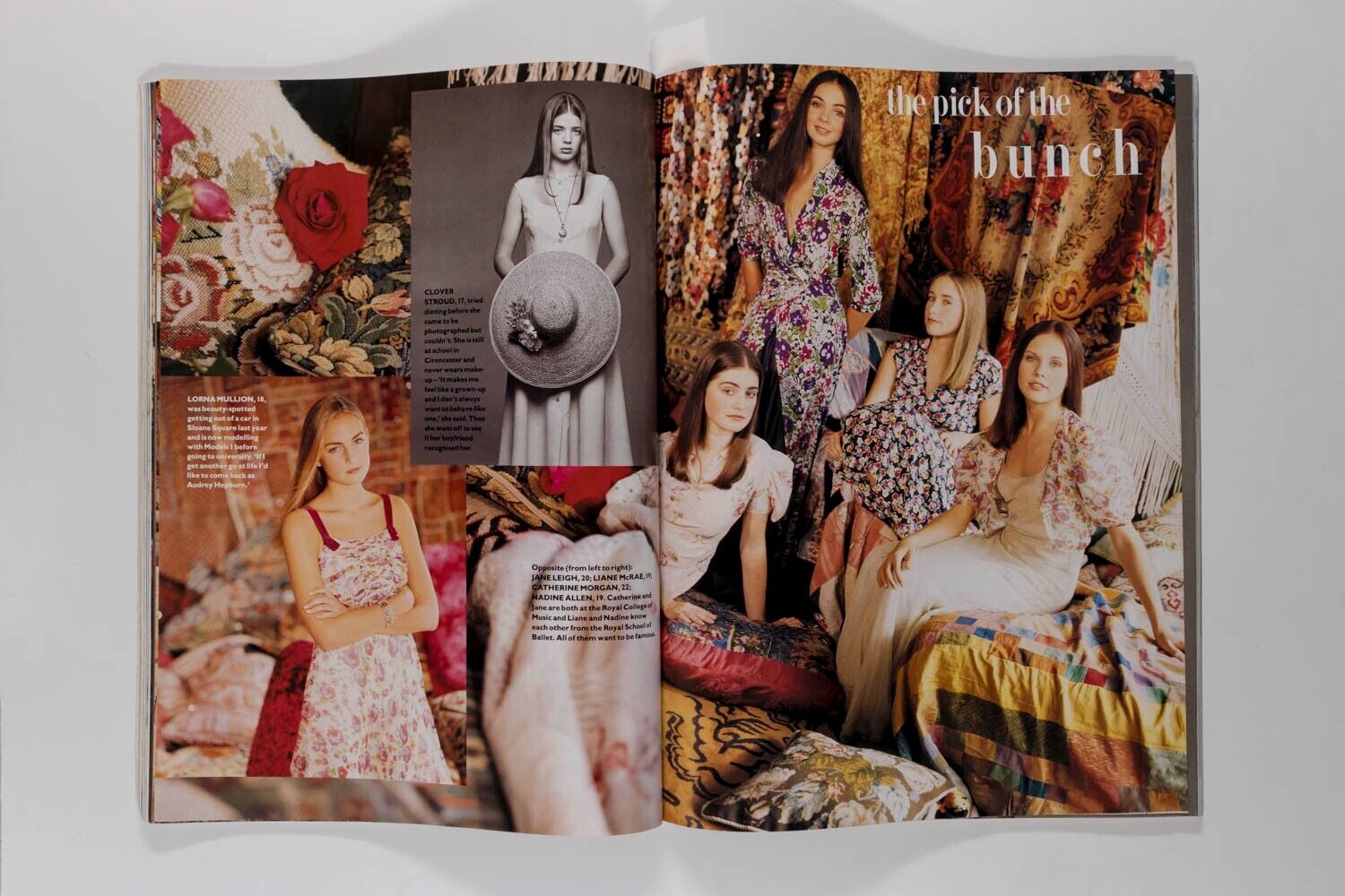 Amber Valletta CINDY CRAWFORD John Galliano SOPHIE DAHL Plum Sykes ~ UK Harper's