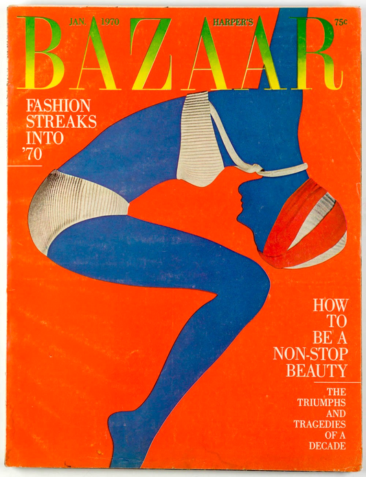 ALBERTO RIZZO Bill King GERI TROTTA Harper's Bazaar January 1970 PLATFORM SHOES