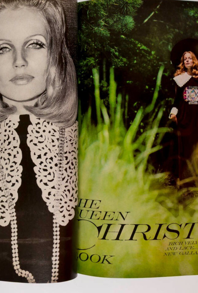 Lauren Hutton TINA AUMONT Norman Parkinson VOGUE August 1968 Veruschka HORST vtg