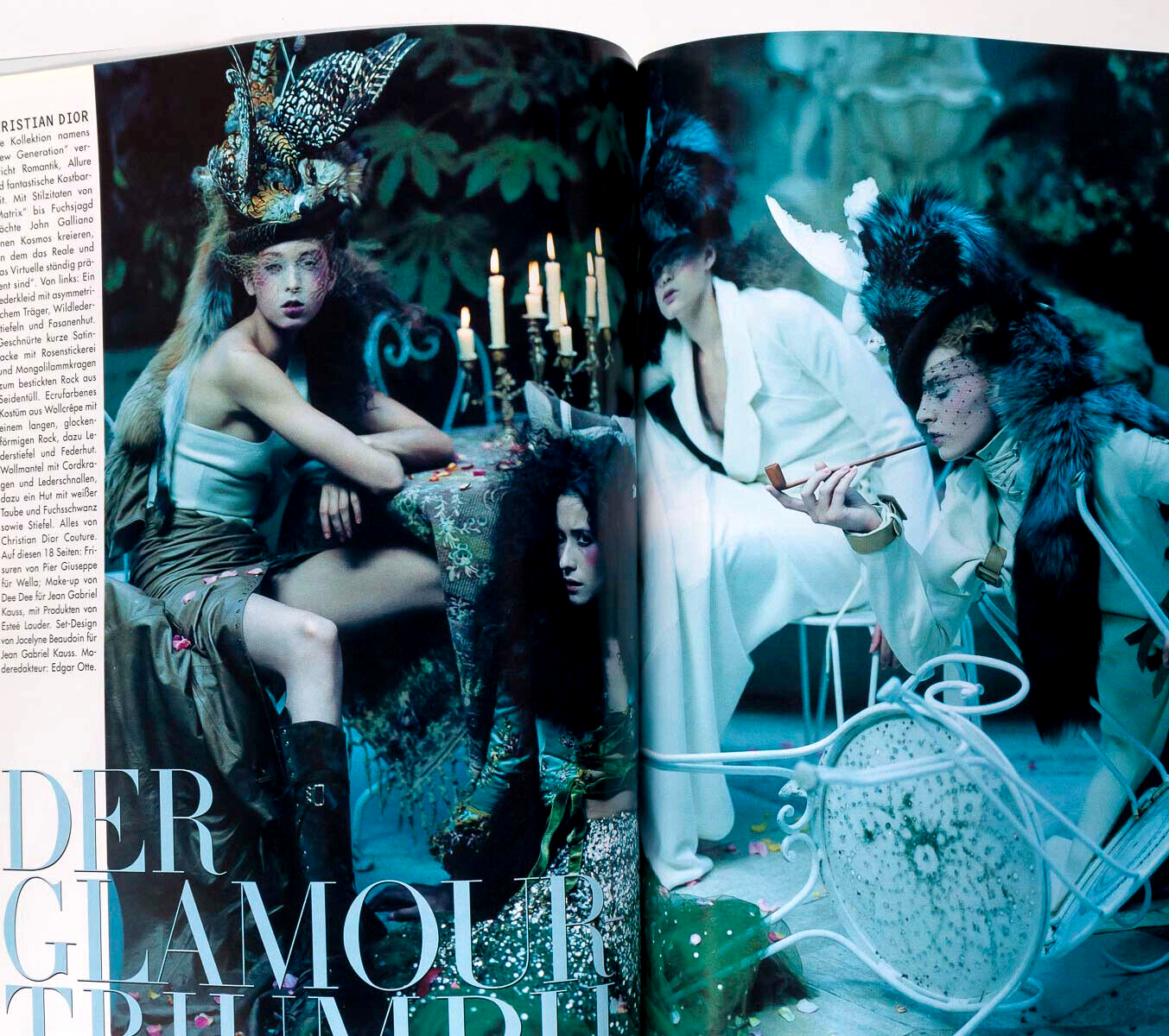 AUDREY MARNAY Erin O'Connor CHRIS CUNNINGHAM Vogue De 1999 Susan Sarandon PIAGGI