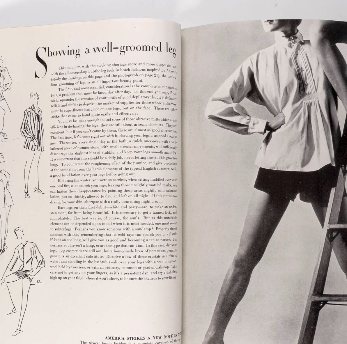 Lee Miller HITLER BATH Paris couture doll show NORMAN PARKINSON Vogue July 1945