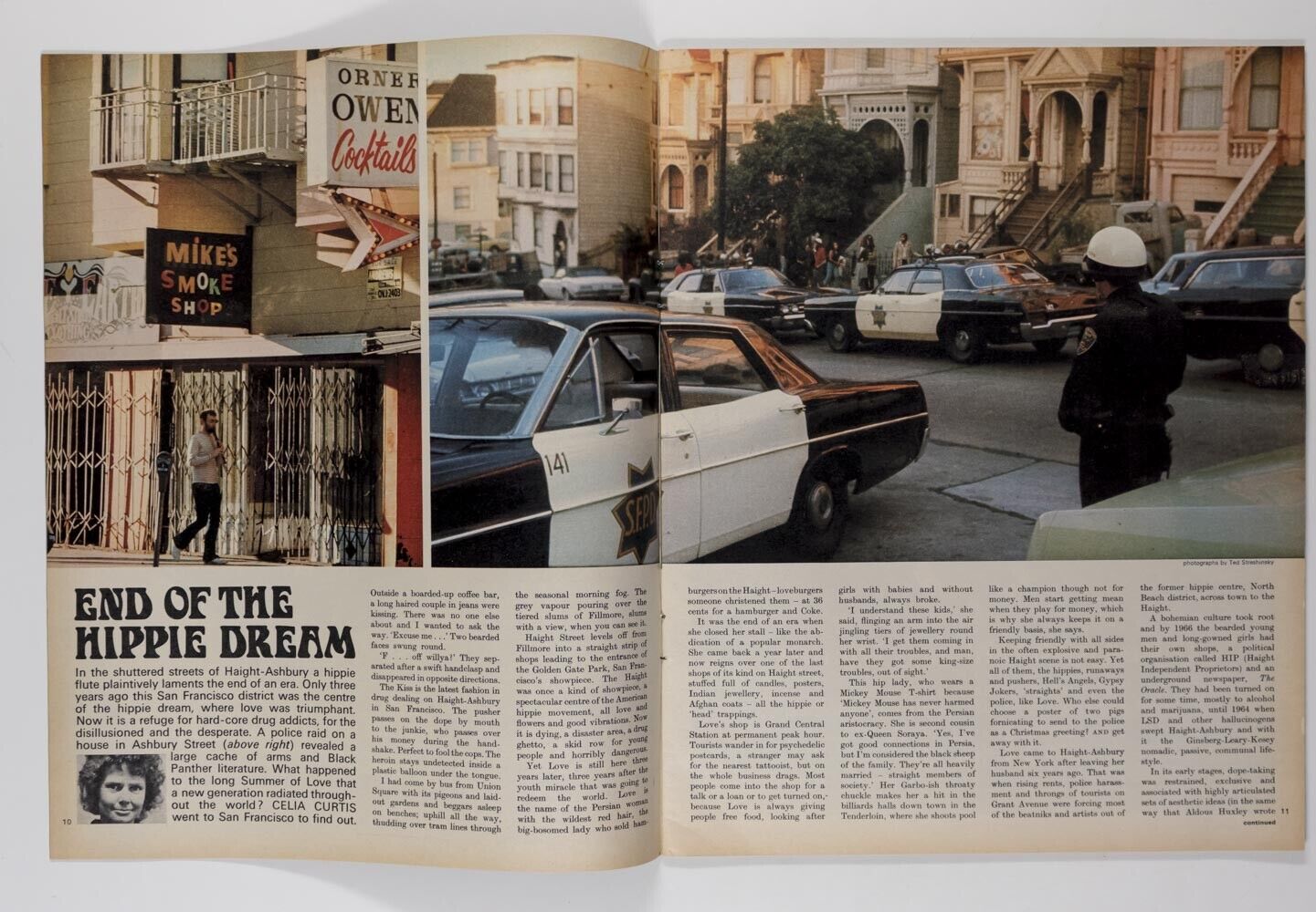 Hippies COMMUNES Haight-Ashbury EDWARD BURRA Charlotte March ~ Observer magazine