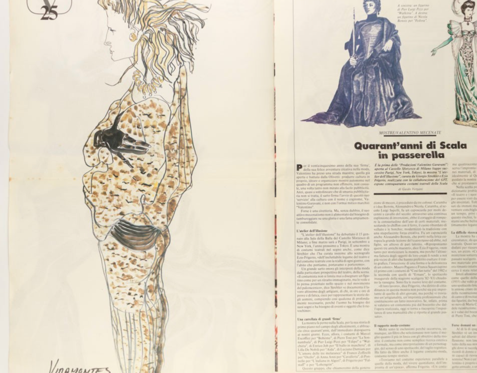 VALENTINO Anniversary TONY VIRAMONTES lookbook 1985 CATALOG magazine GARAVANI 25