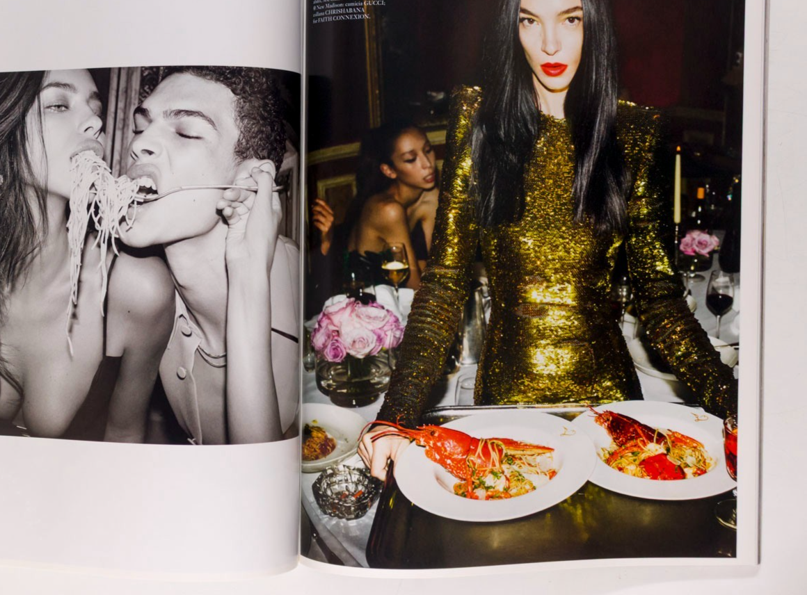 Natalia Vodianova NATASHA POLY Ashley Graham VOGUE ITALIA December 2017 Custom