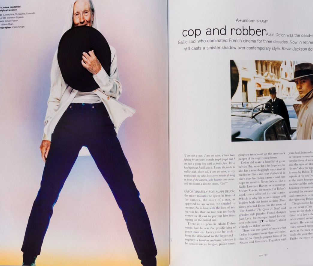 Ewan McGregor ADRIAN NEIL RAYMENT Jodie Kidd ARENA HOMME # 6 1996 Juergen Teller