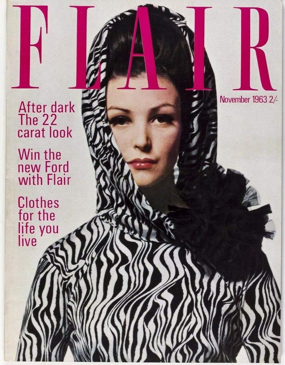 Jean Shrimpton BARBARA HULANICKI Tania Mallet FRANK USHER Corsair FLAIR magazine