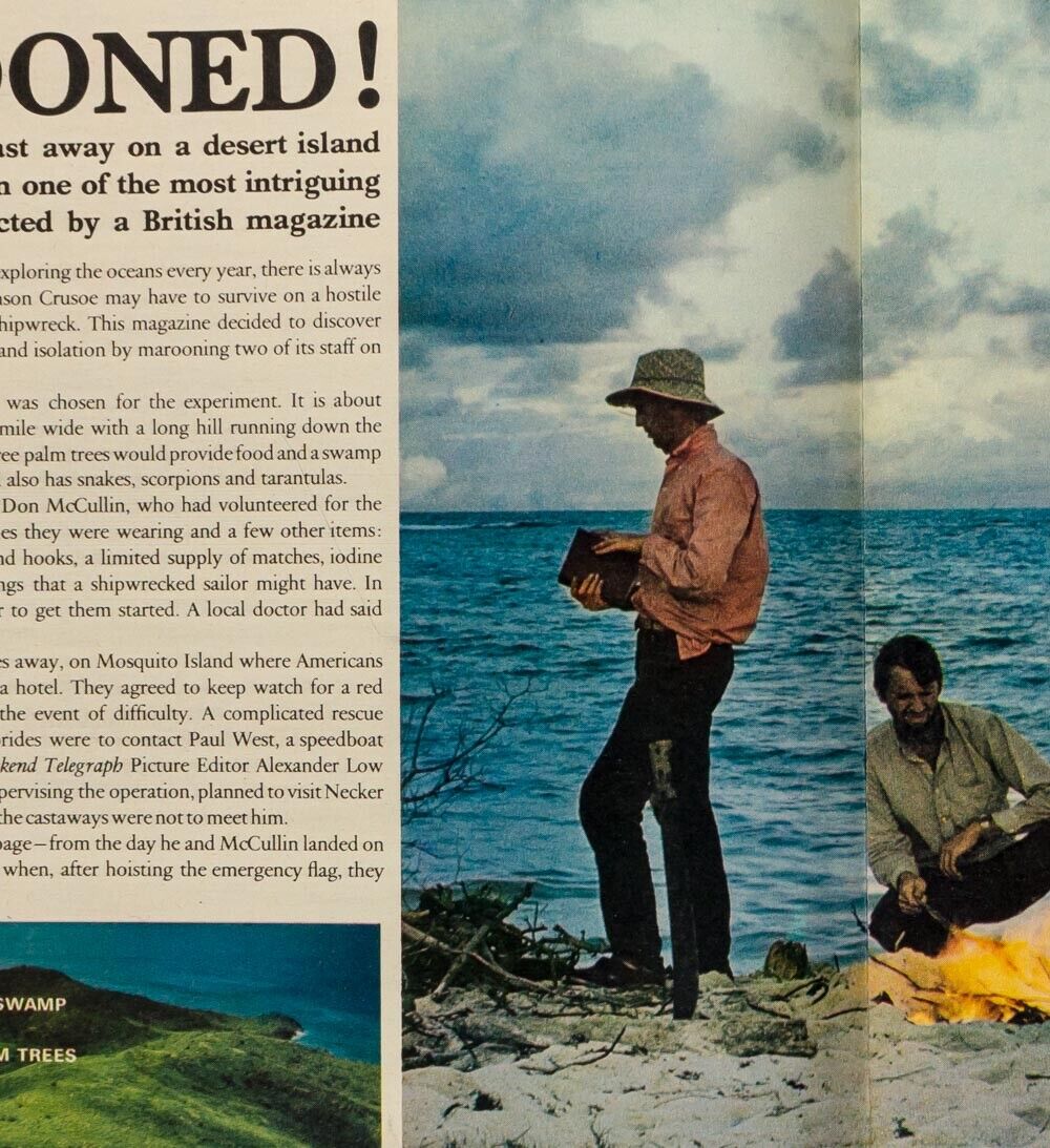 DON MCCULLIN Rare COVER Marooned WILLY RIZZO WEEKEND TELEGRAPH magazine 1960's