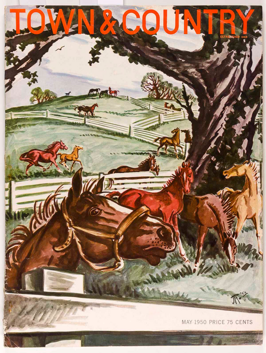 JAMES REYNOLDS Memphis WILD WEST Georgia Town & Country magazine May 1950 Chekov