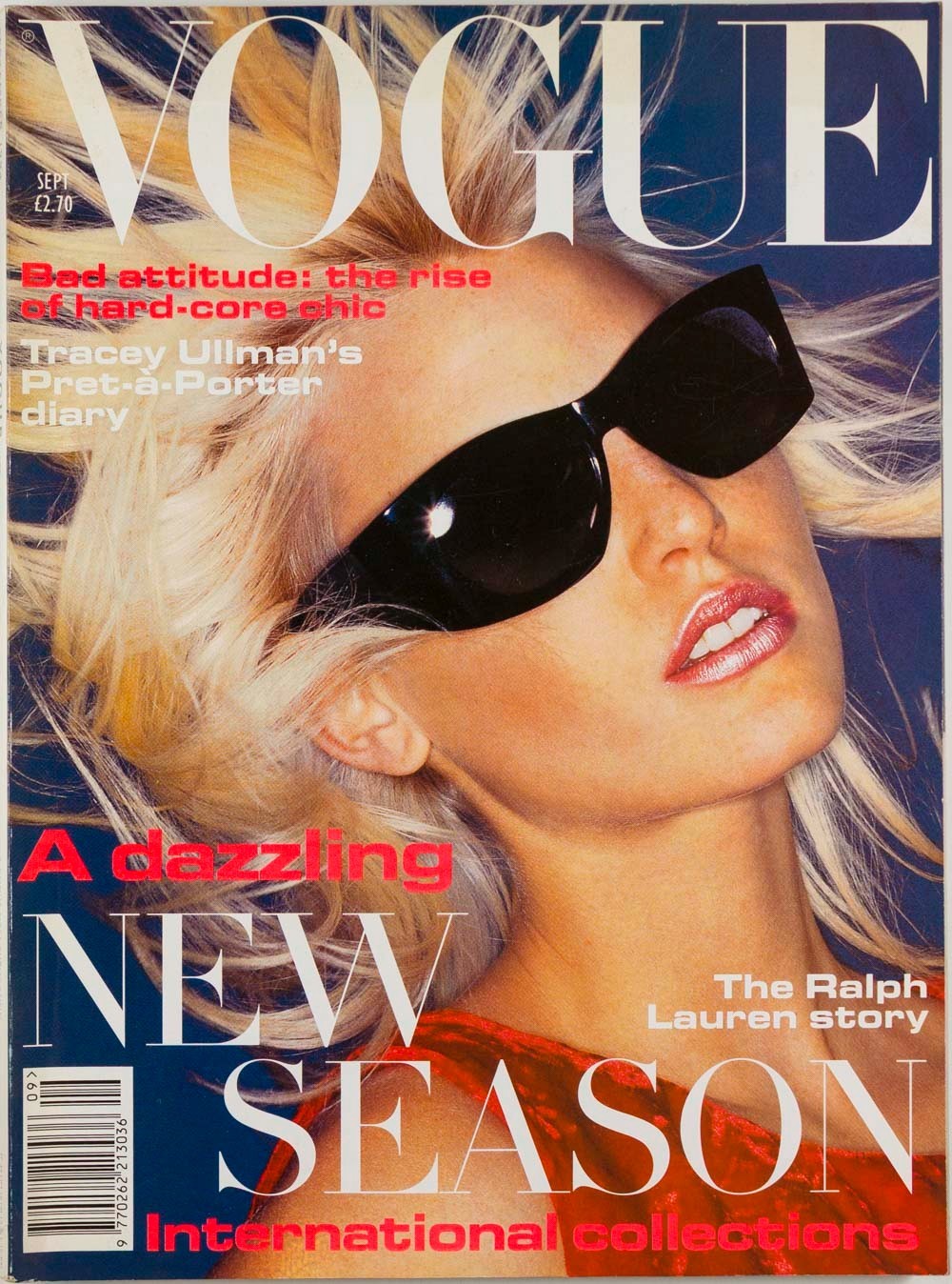 Nadja Auermann RALPH LAUREN Zadrick VOGUE September 1994 Linda Evangelista REYER