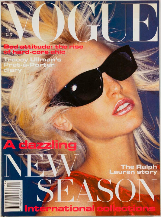 Nadja Auermann RALPH LAUREN Zadrick VOGUE September 1994 Linda Evangelista REYER