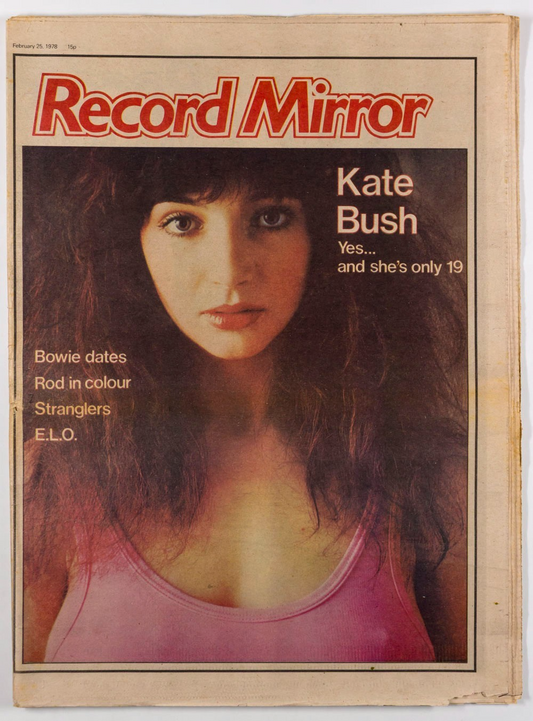 KATE BUSH The Sweet BEE GEES Stranglers ROD STEWART Record Mirror February 1978